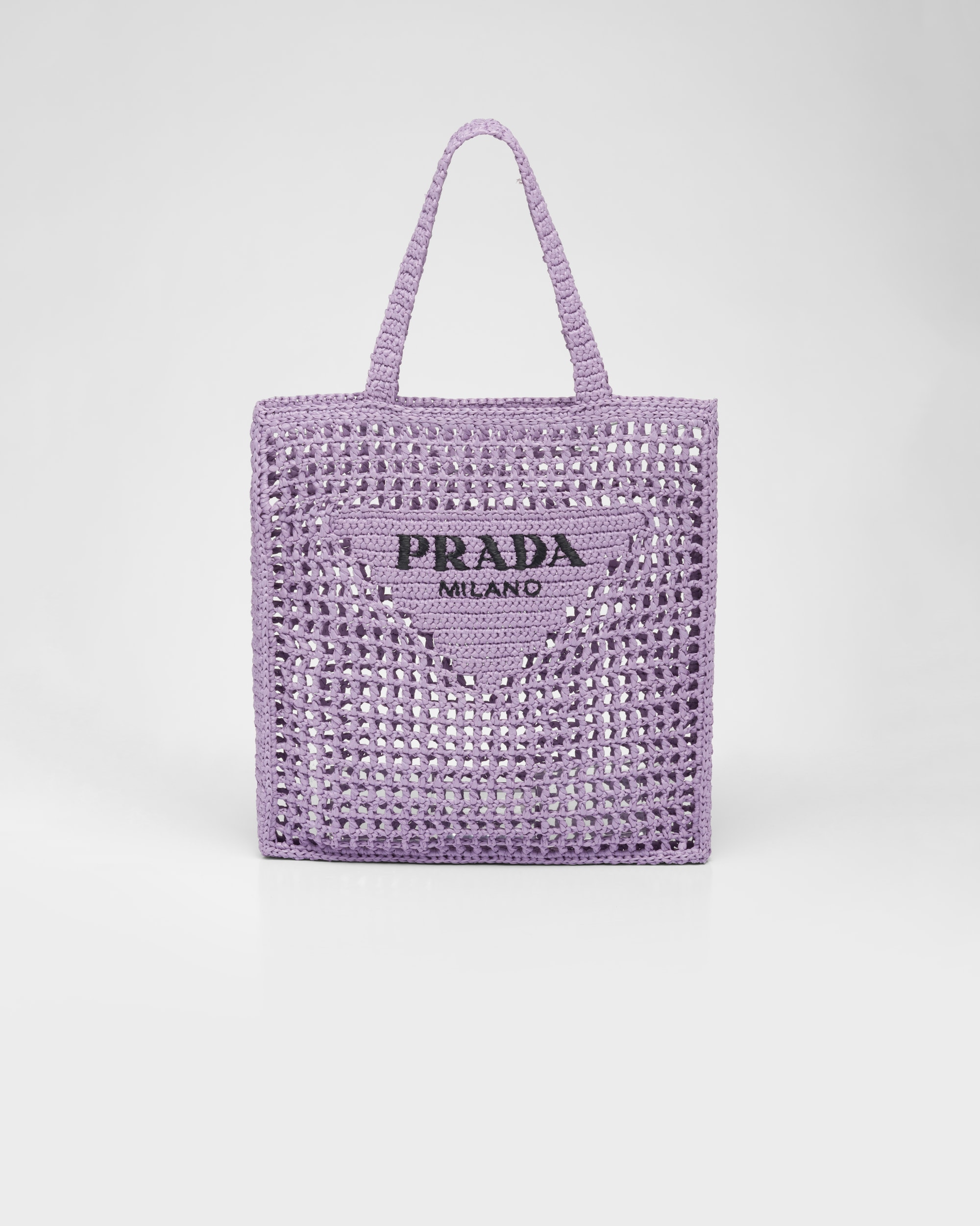 Prada Lily Raffia Tote Bag