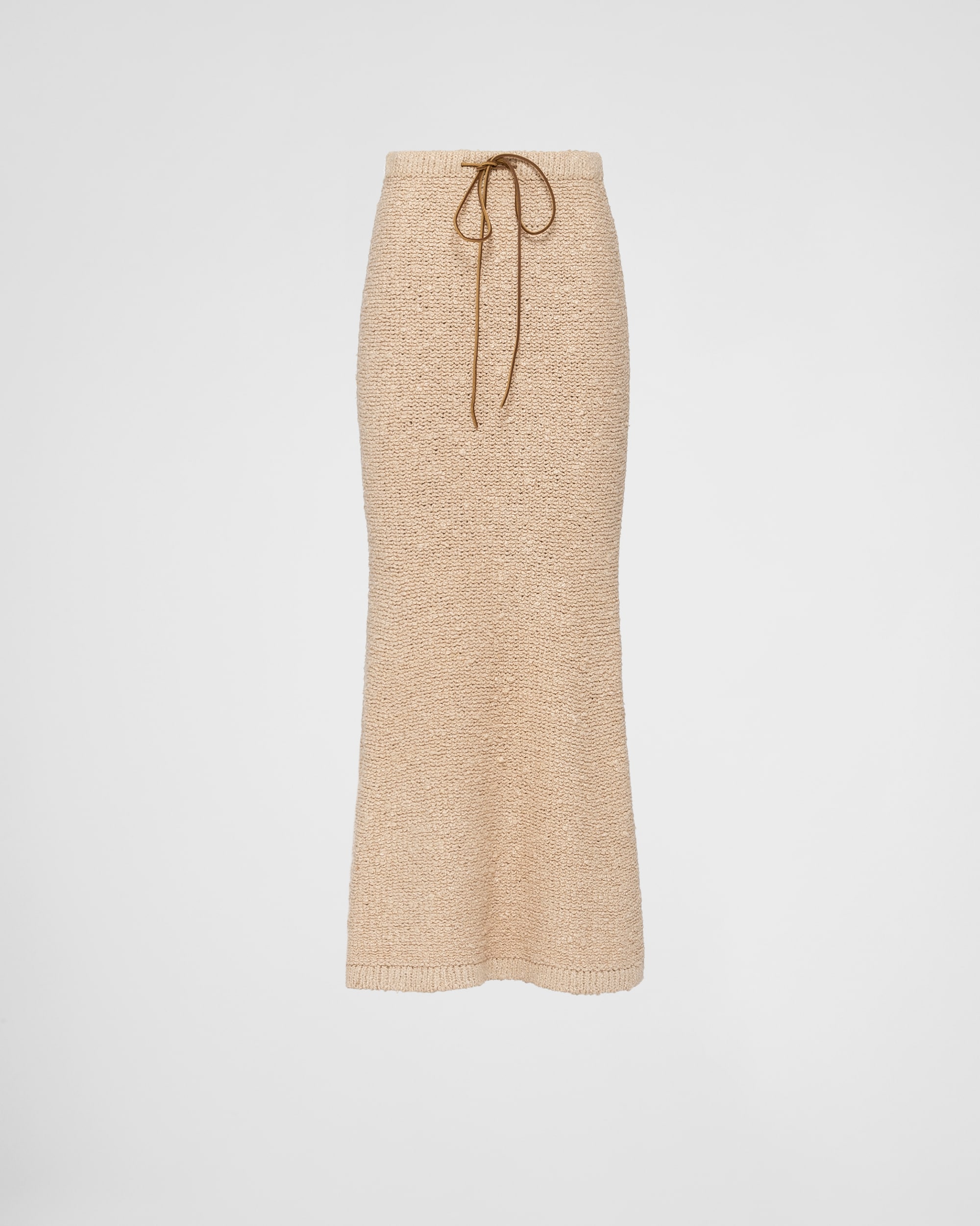 Prada Natural Boucle Skirt