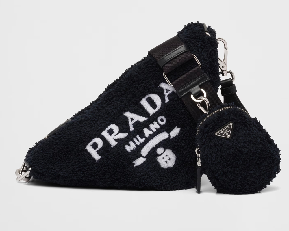 Prada Terrycloth Triangle Bag