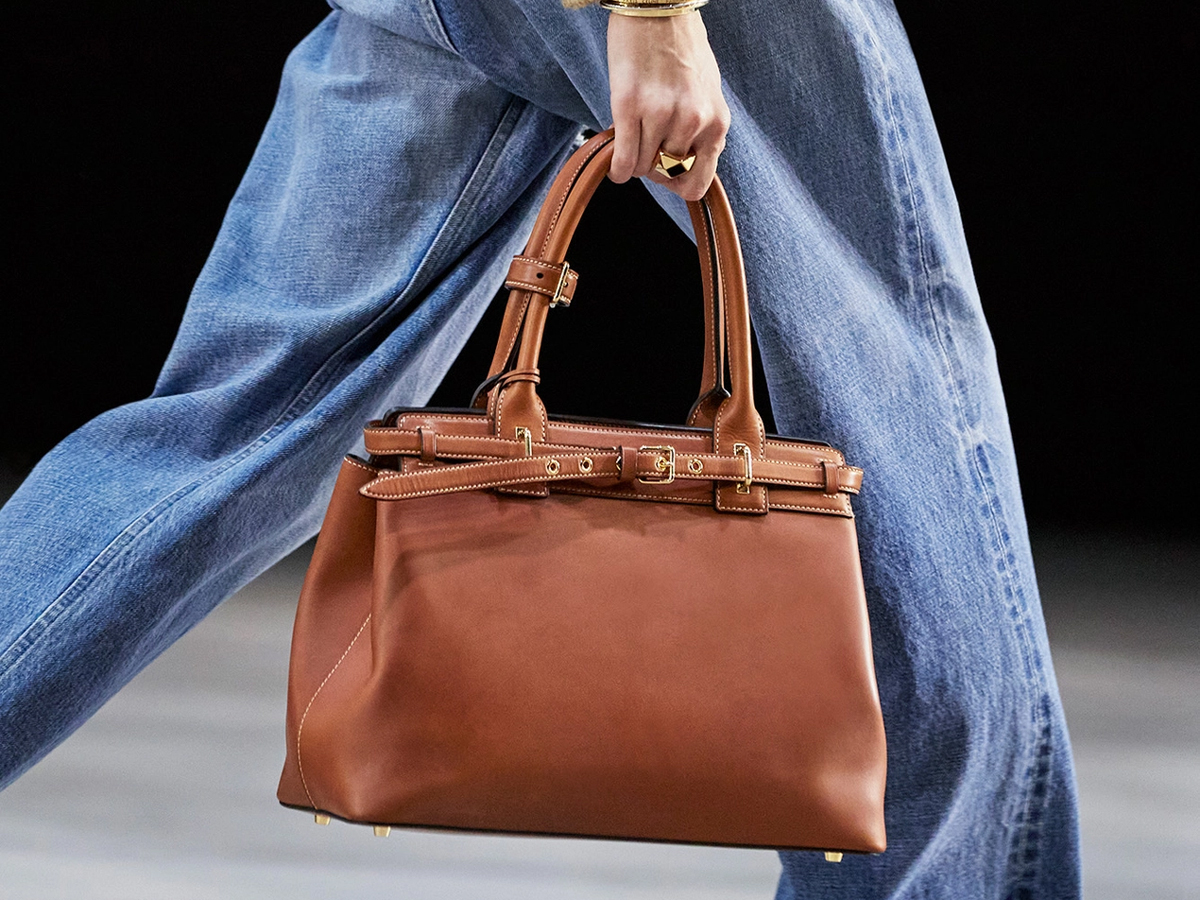 Celine Conti Bag Natural Calfskin