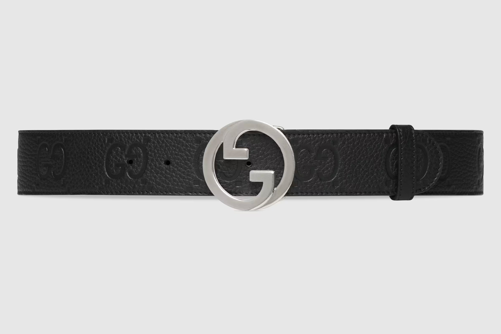 Gucci Embossed GG Belt
