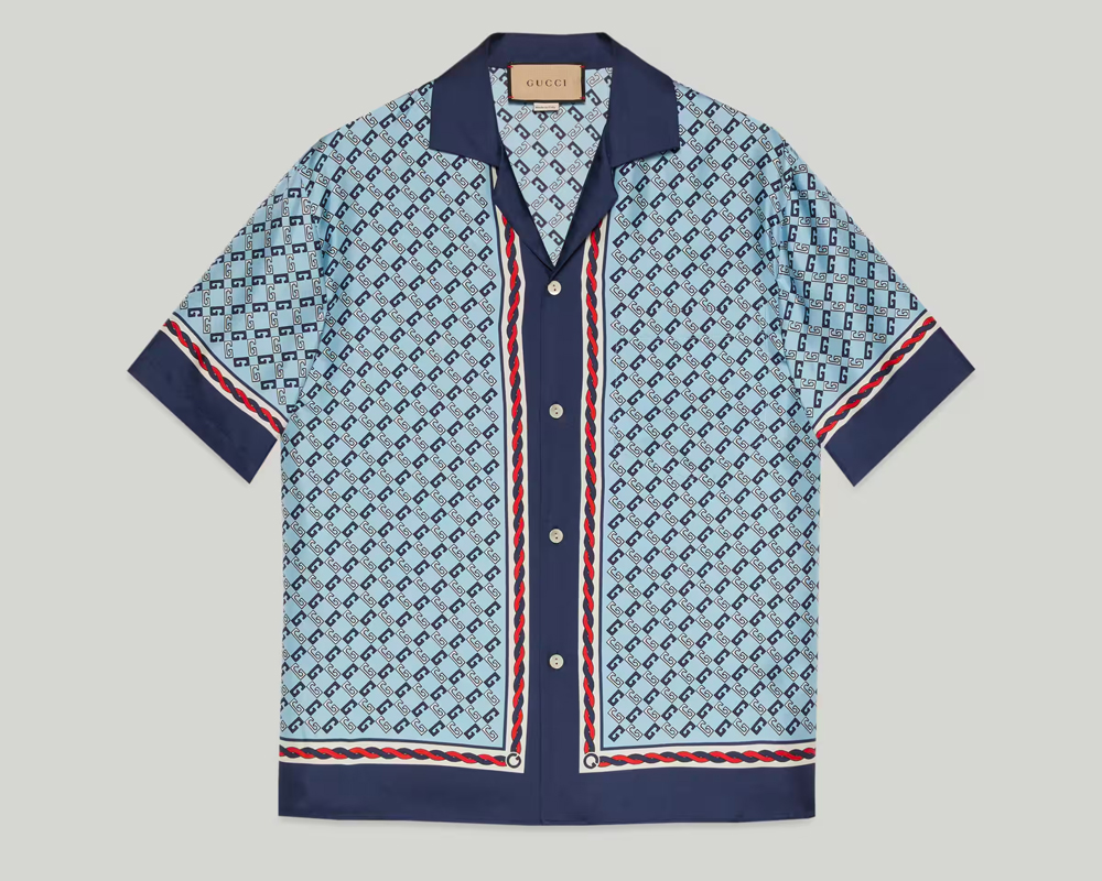 Gucci Printed Silk Shirt