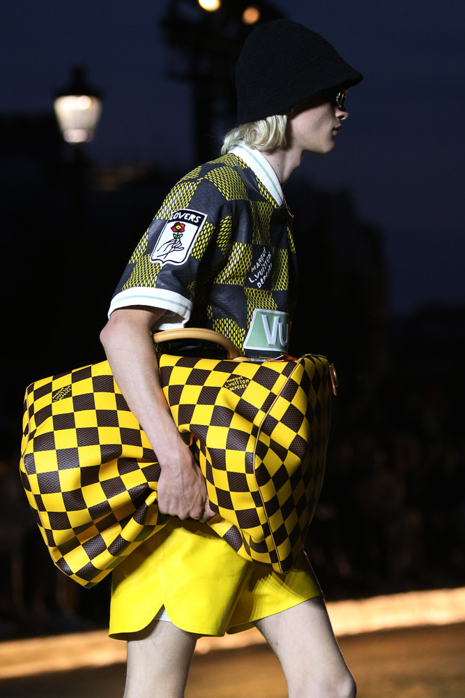 Louis Vuitton Nano Steamer Damier Pop Yellow
