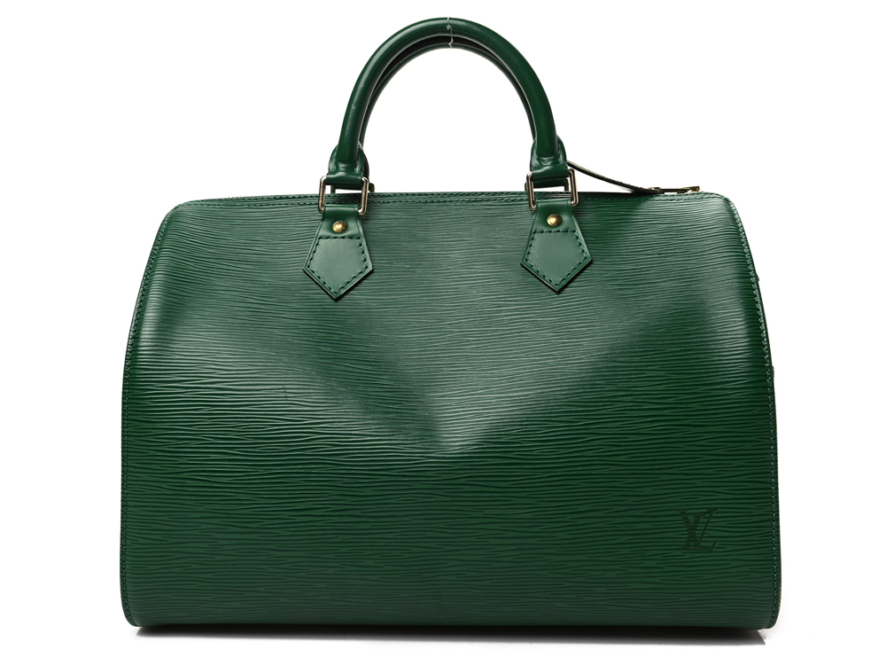 Louis Vuitton Green Epi Leather Speedy 30 Handbag