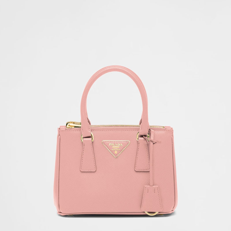 Prada Petal Pink Prada Galleria Saffiano leather mini bag