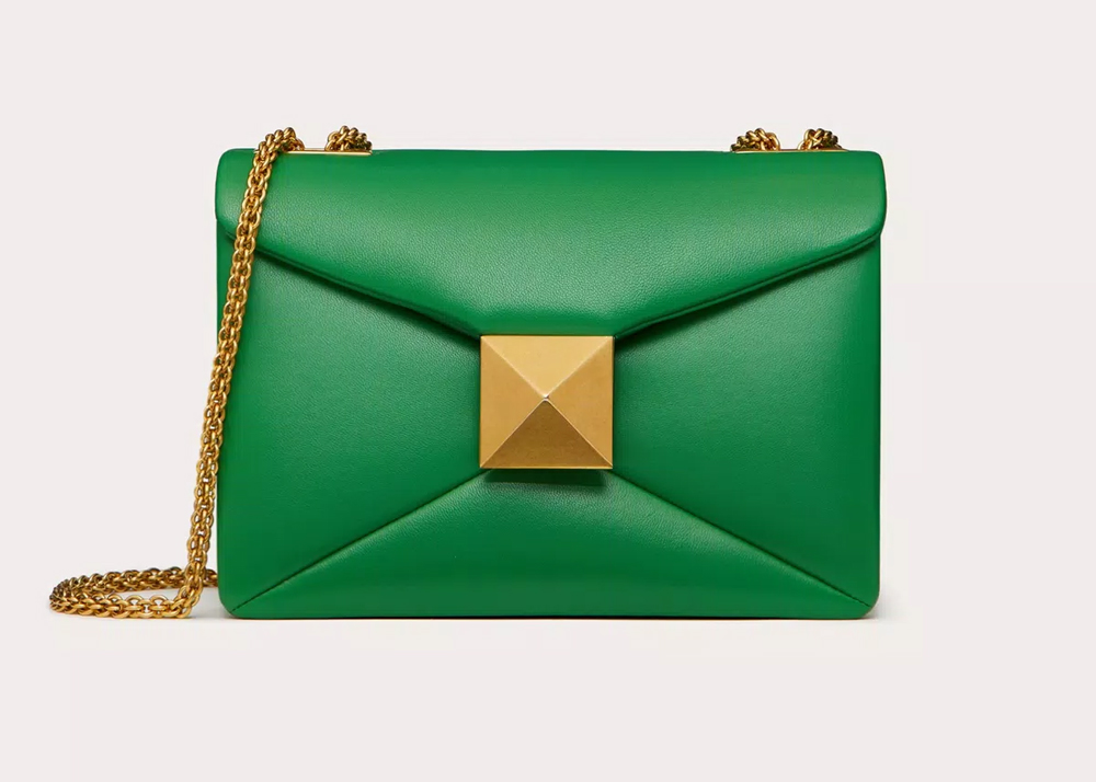 Valentino One Stud Bag Green.jog