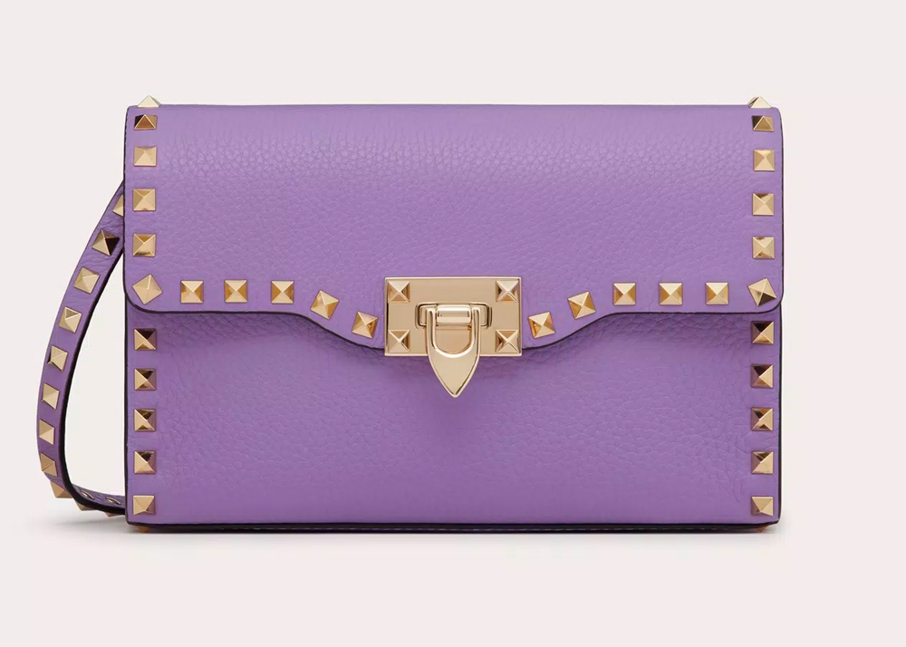 Valentino Rockstud Spike Chain Wallet