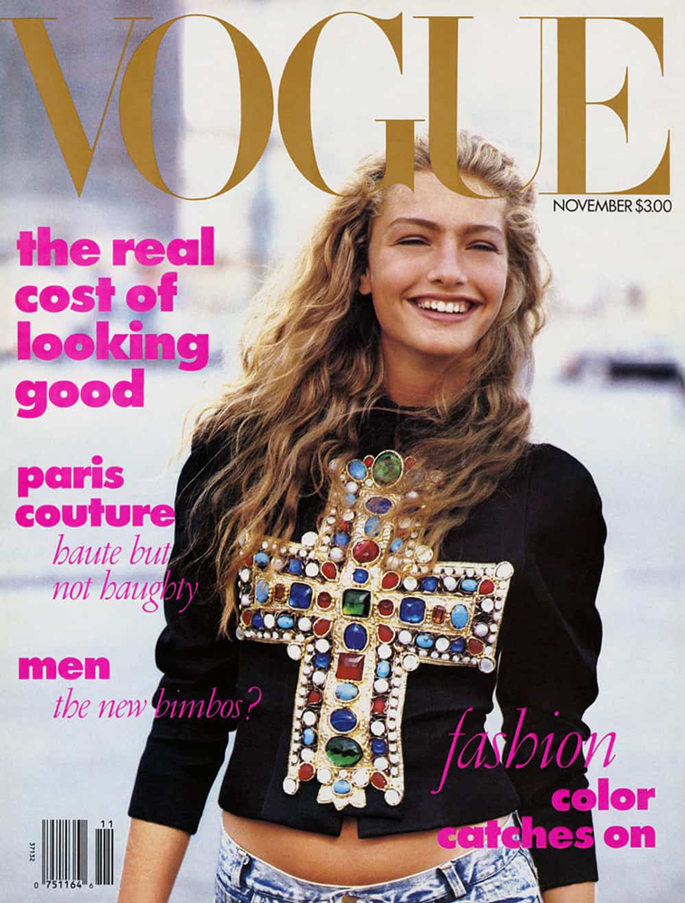 Vogue Cover November 1988 Vogue Cover November 1988