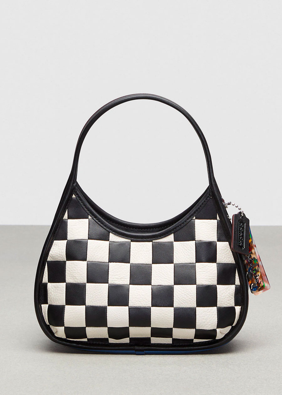 coach ergo shoulder bag in checkered