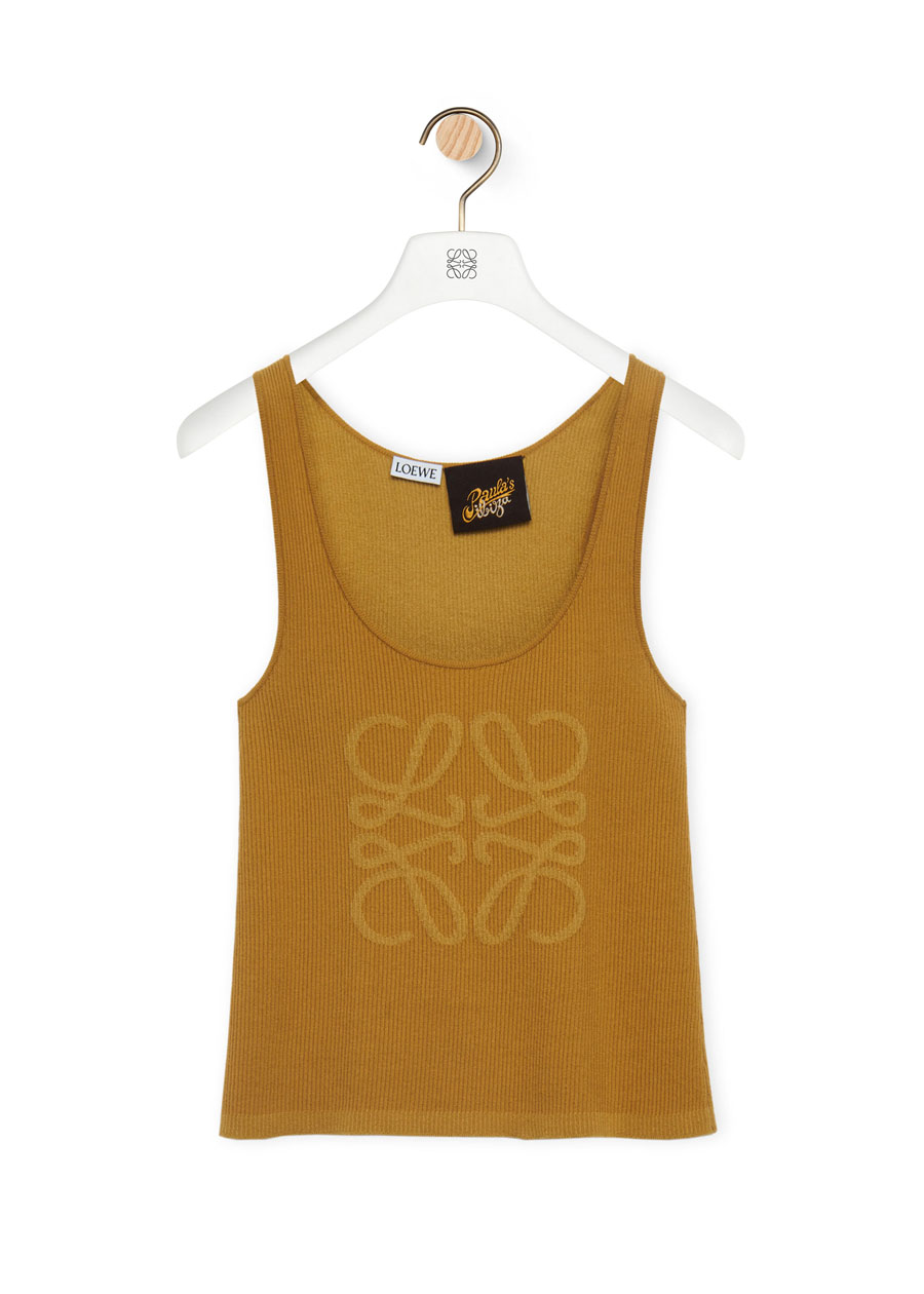 loewe Anagram tank top in cotton and viscose
