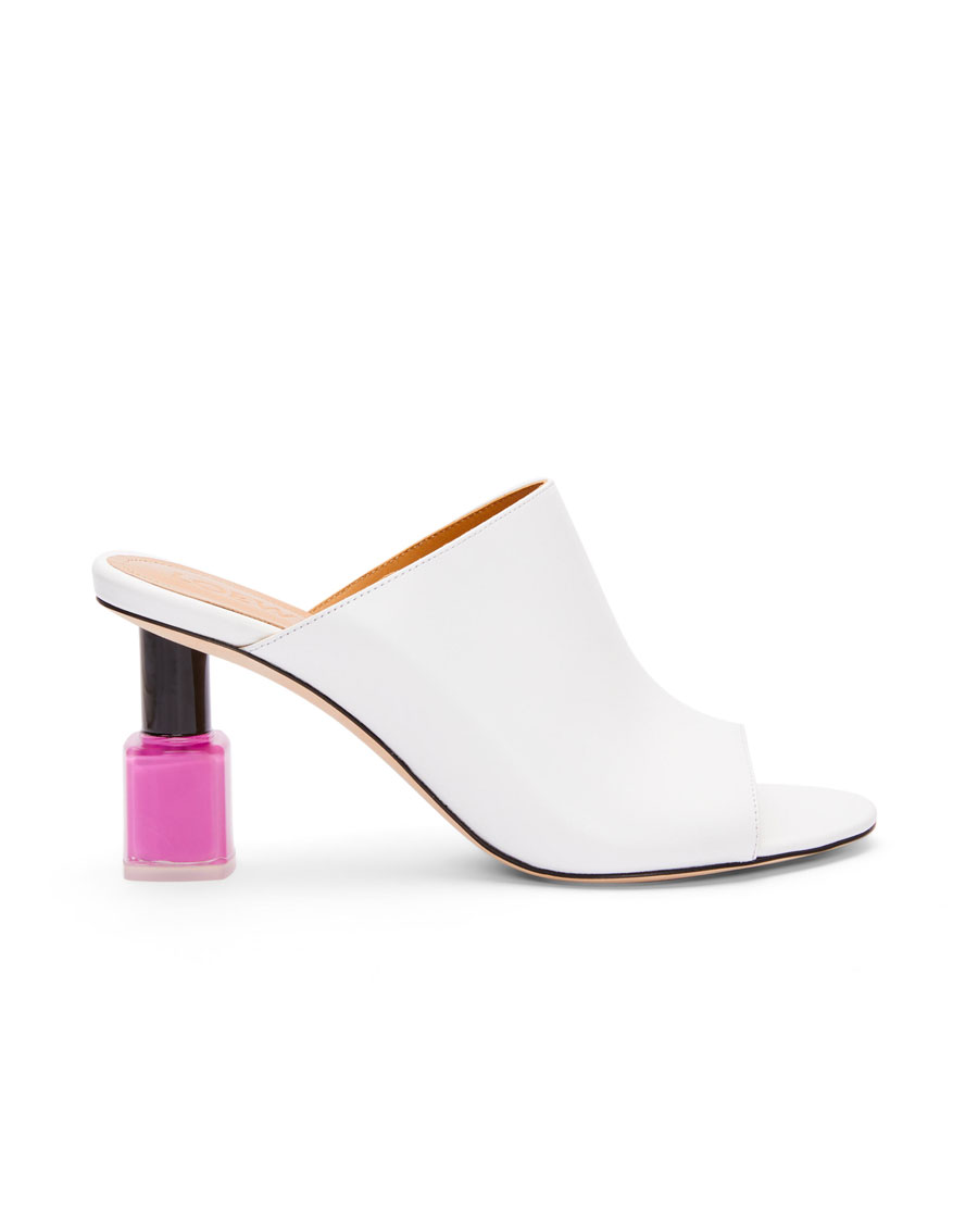 loewe Nail polish mule in calfskin