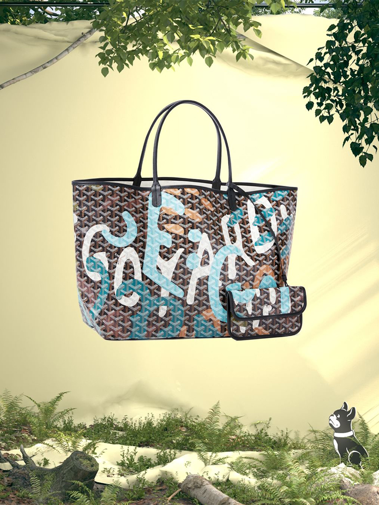 Goyard Saint Louis Camo Blue