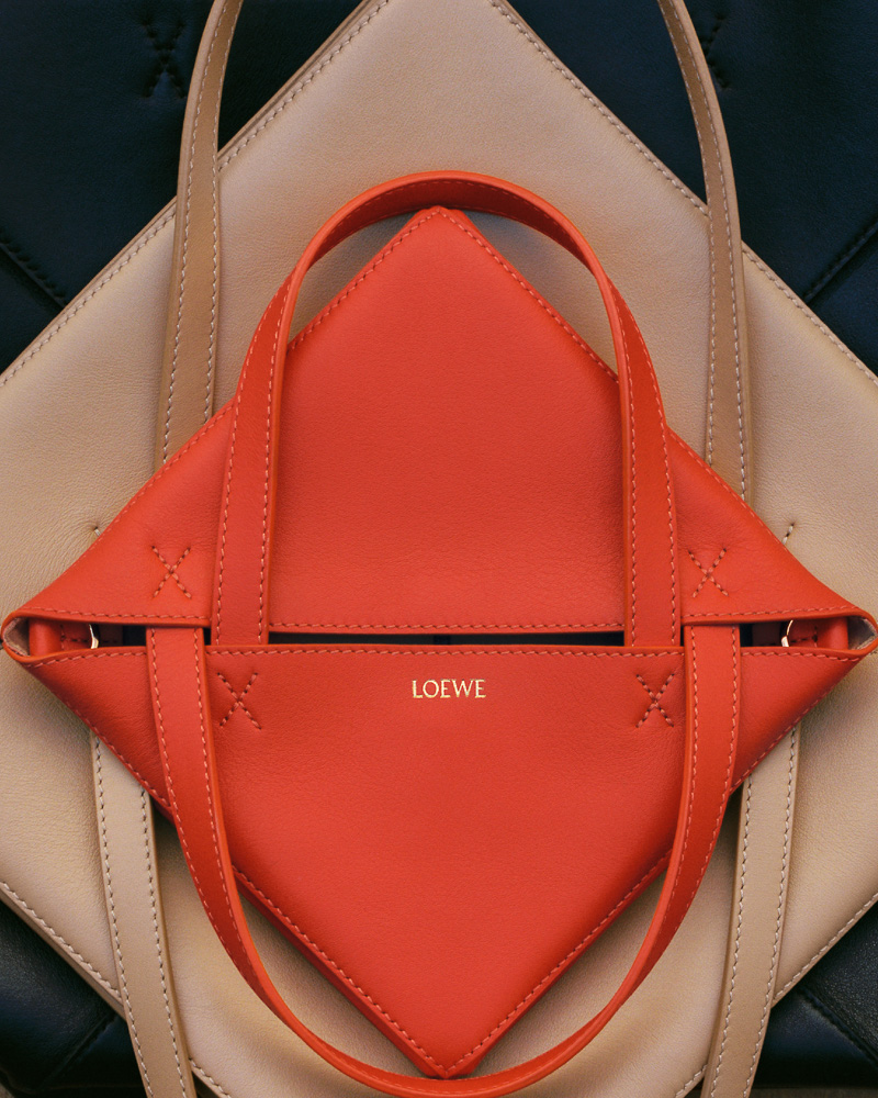 Loewe XL Puzzle Fold Leather Tote Bag