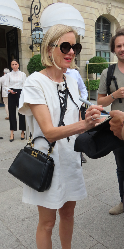 Naomi Watts FENDI PEEKABOO PARIS