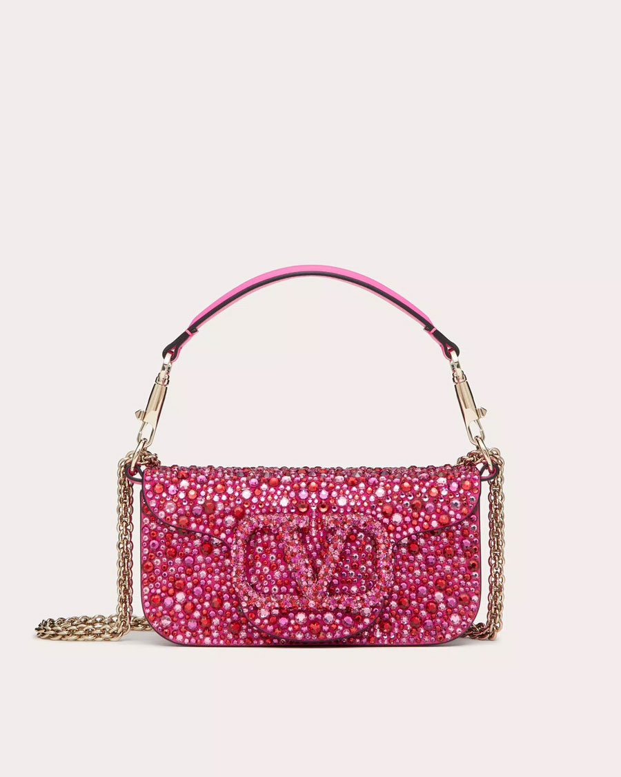 SMALL LOCO? SHOULDER BAG WITH RHINESTONES