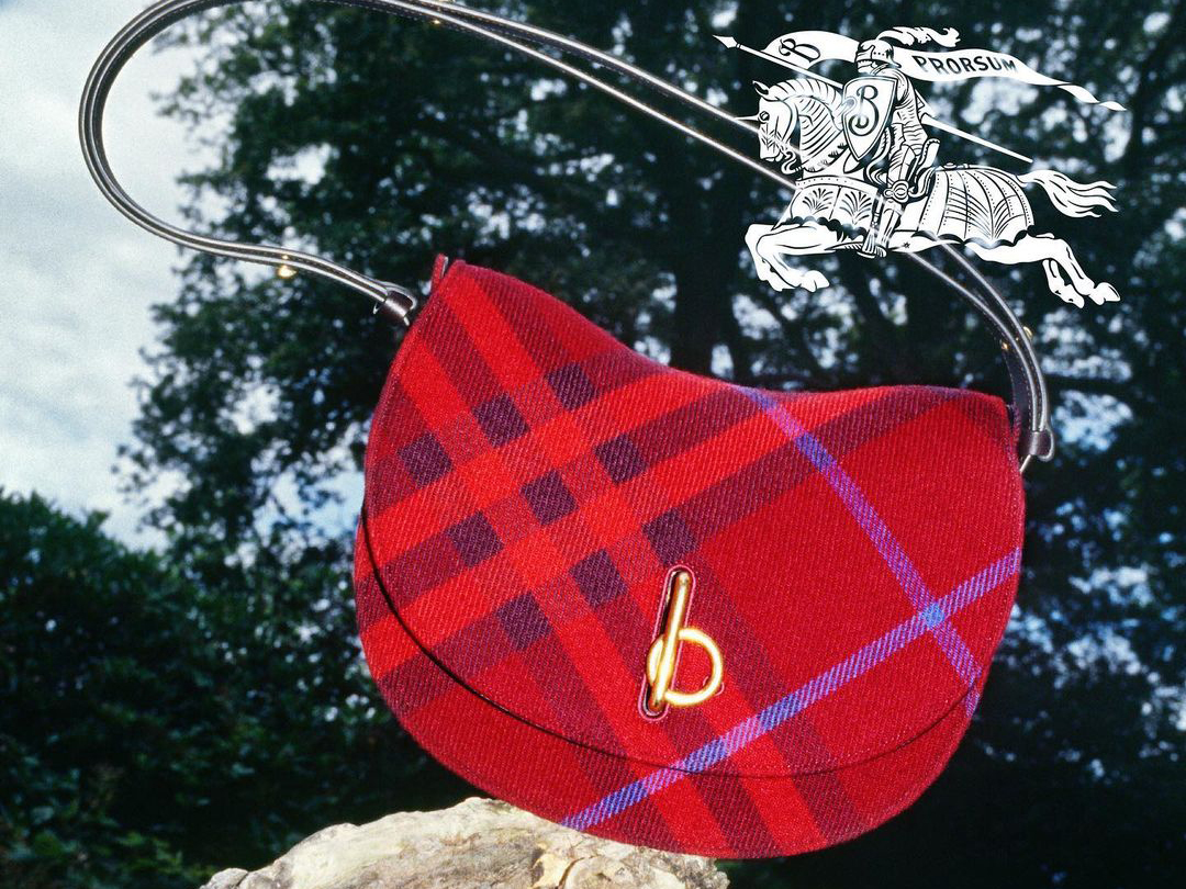 Designer plaid and bags { featuring ysl and burberry } - The Chic