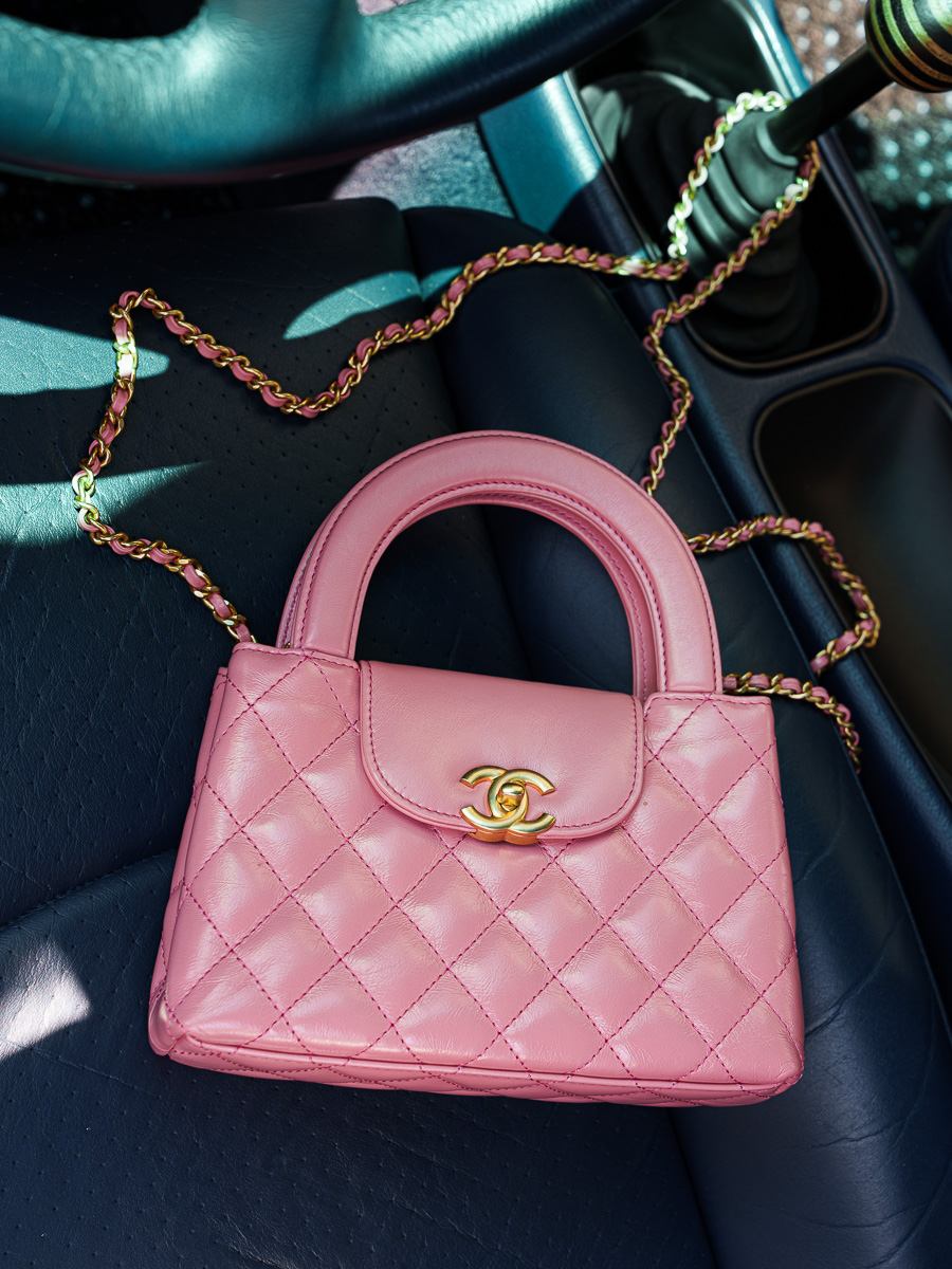 Chanel Coral Pink Mini Kelly Bag – The Closet