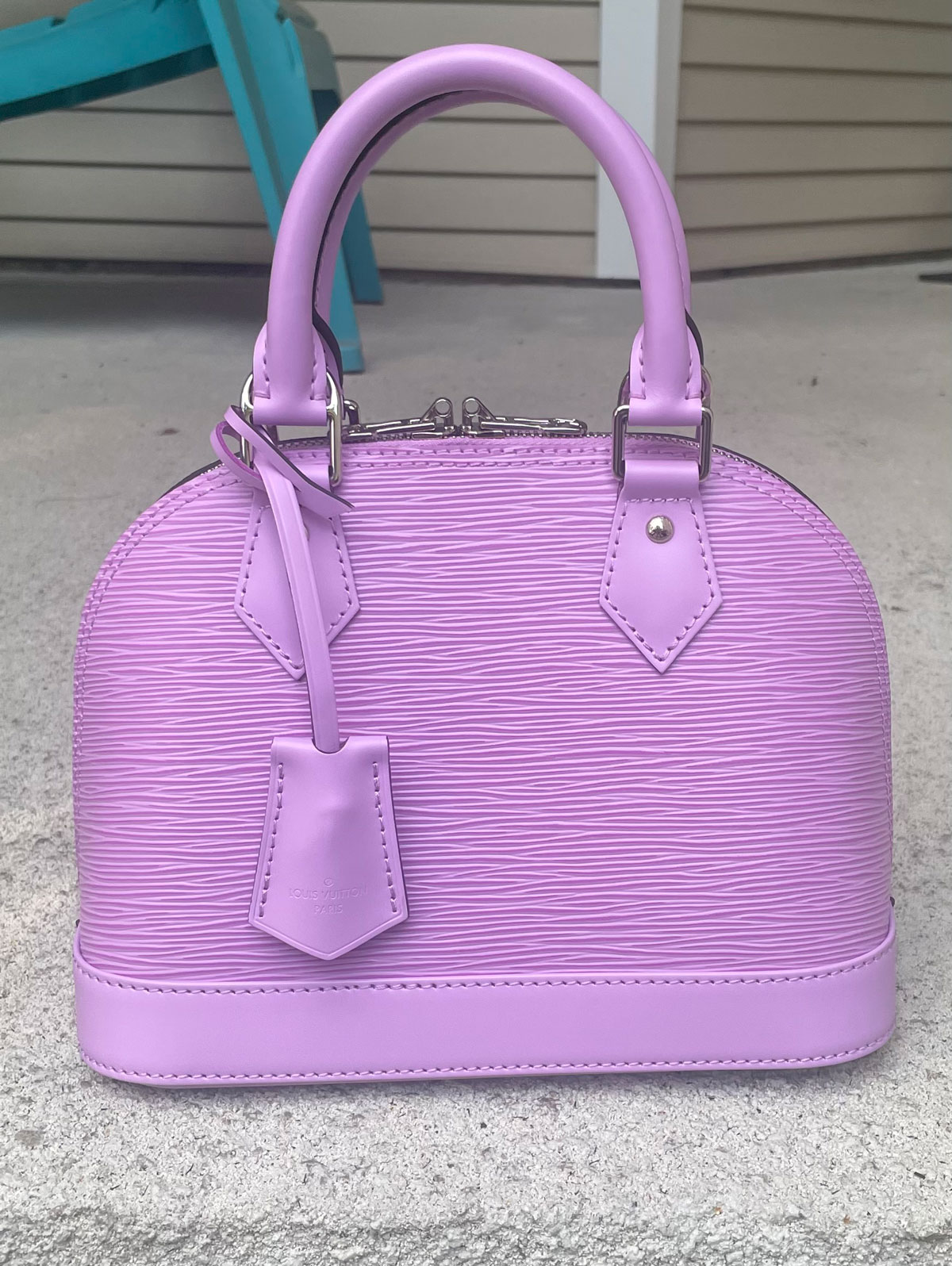 Louis Vuitton Purple Epi Alma BB