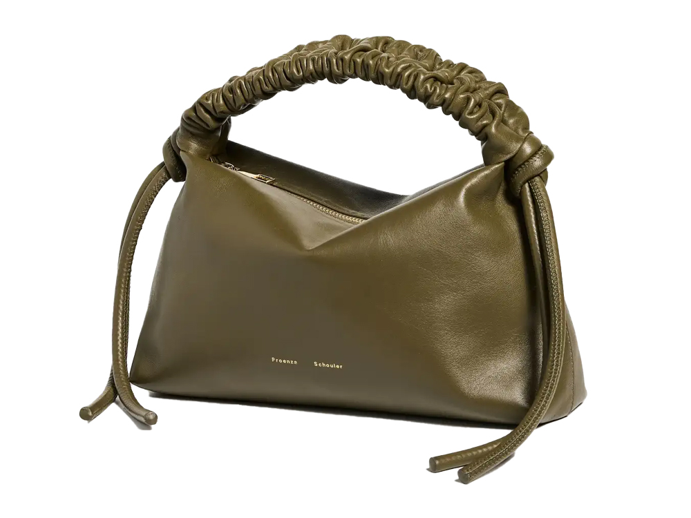 Proenza Schouler Drawstring Olive Green Bag