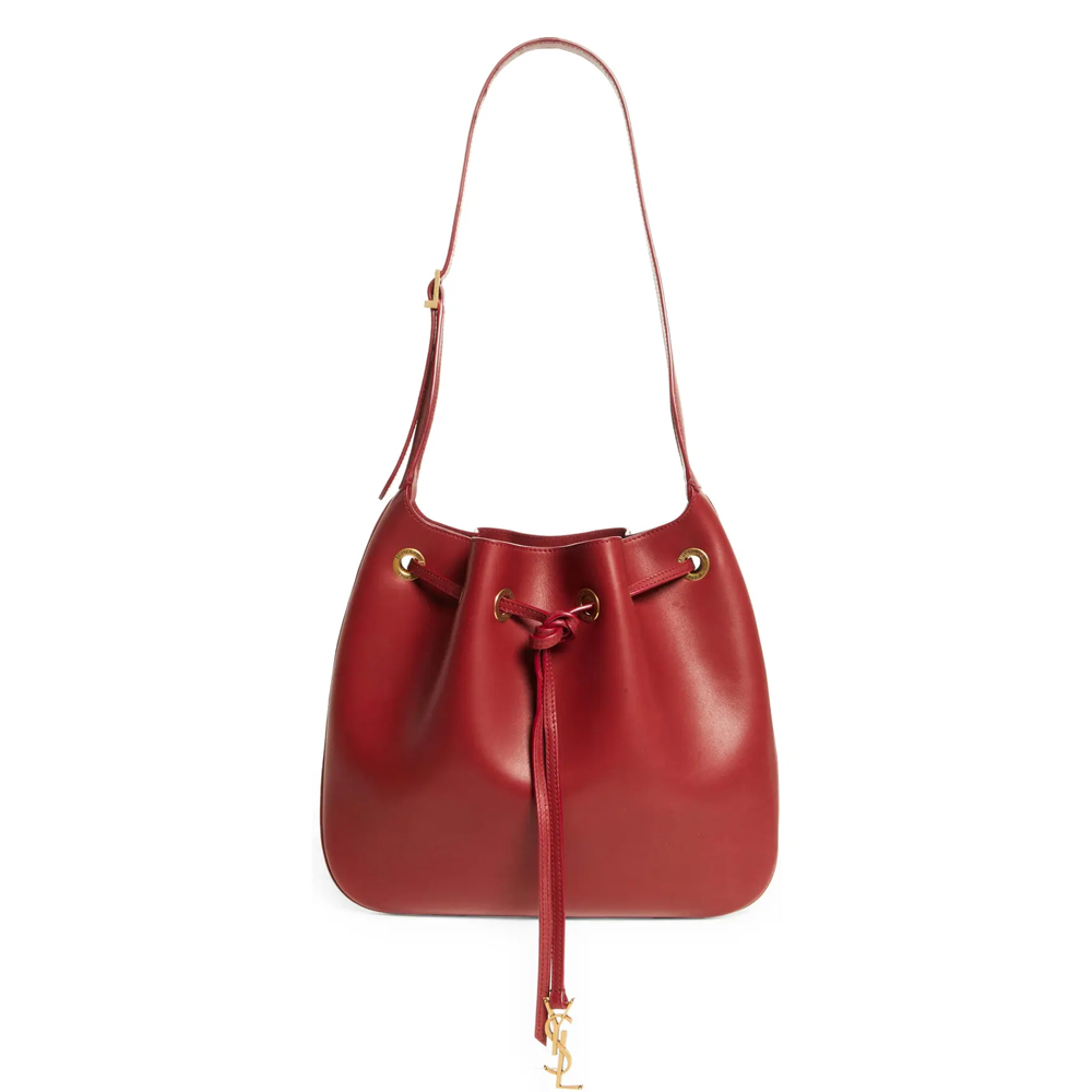 Saint Laurent Red Bucket Bag
