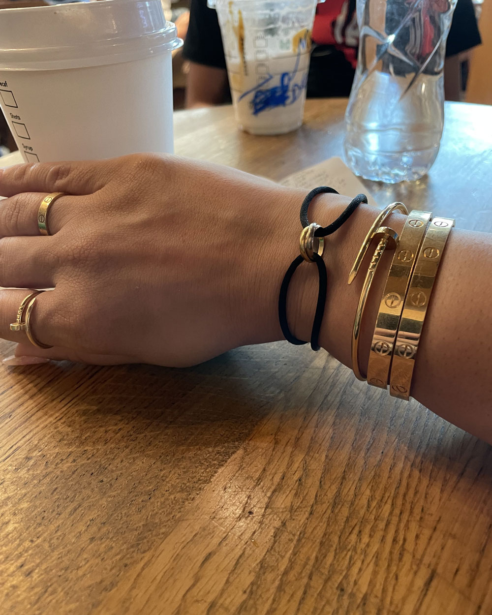 Cartier Love PInk Gold + Yellow Gold stacked - thoughts??  Rose gold  cartier bracelet, Cartier gold watch, Love bracelets