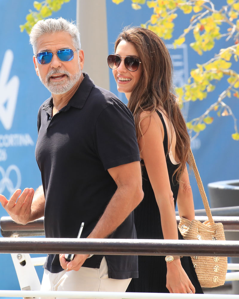 Amal Clooney Pac Rabanne Bucket Bag