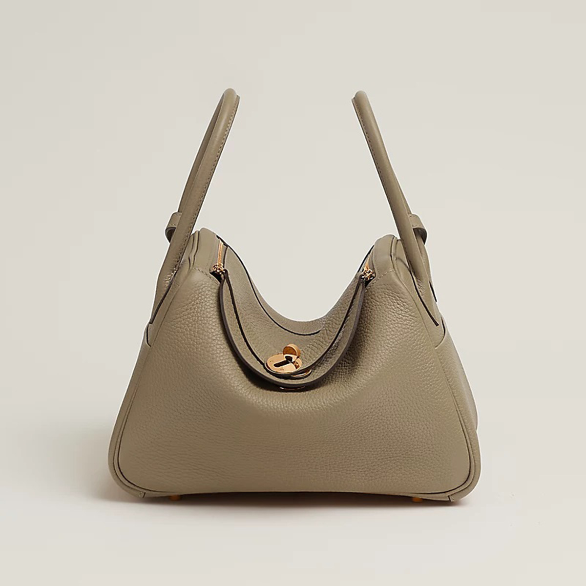 A Mini Lindyin Beige Marfa Clemence with GHW. A Mini Lindyin Beige Marfa Clemence with GHW.
