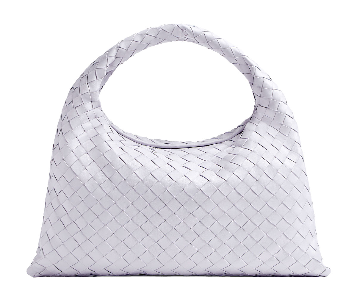 Bottega Veneta Hop Bag Oyster