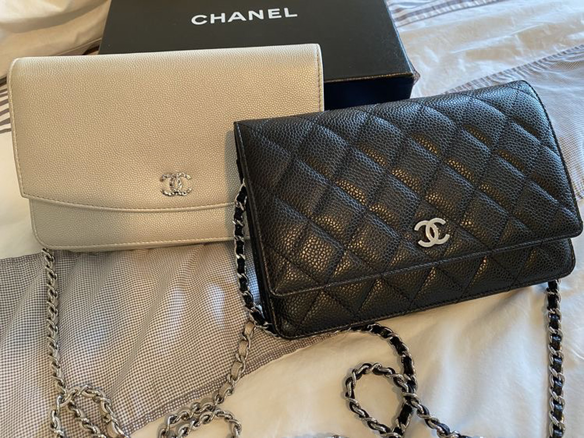 Chanel Classic WOC Black Caviar SHW - LovedBags