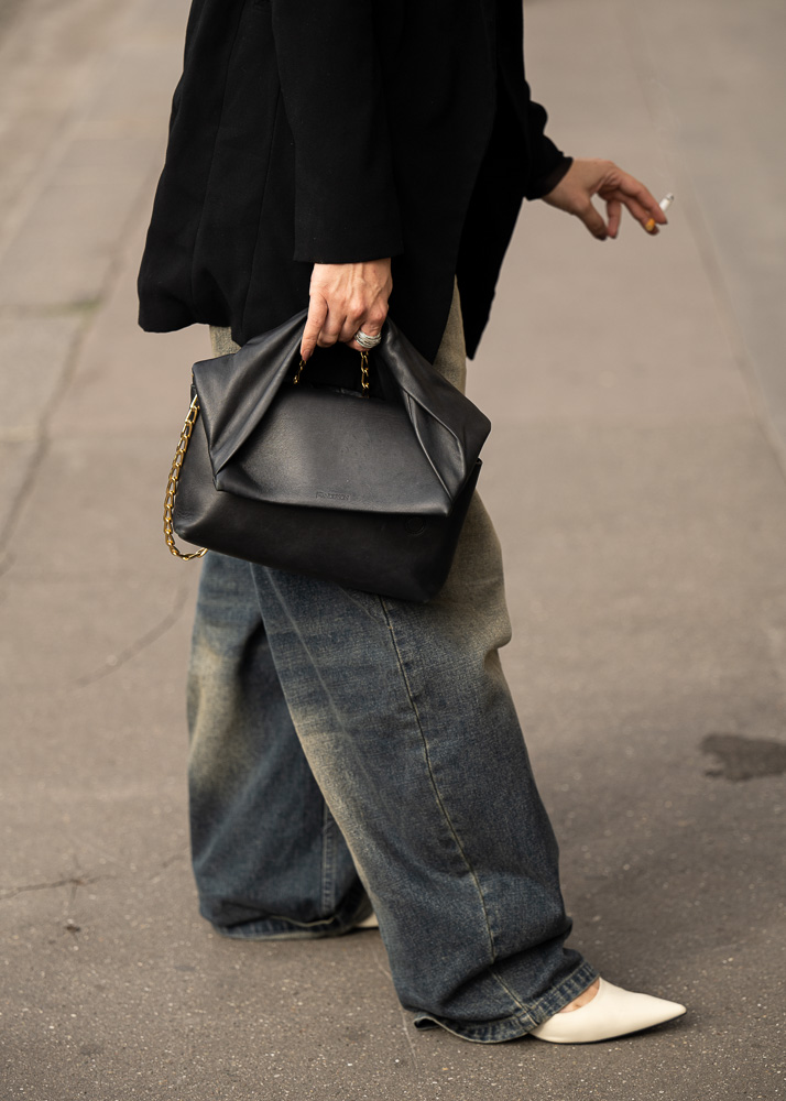 Small Crossbody Bags Were a Street Style Favorite On Day 1 of Paris Fashion  Week