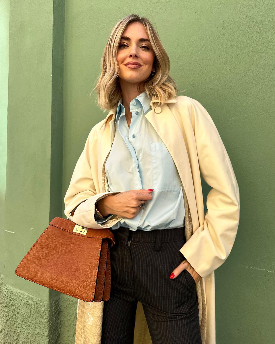 Chiara Ferragni Fendi Peekaboo