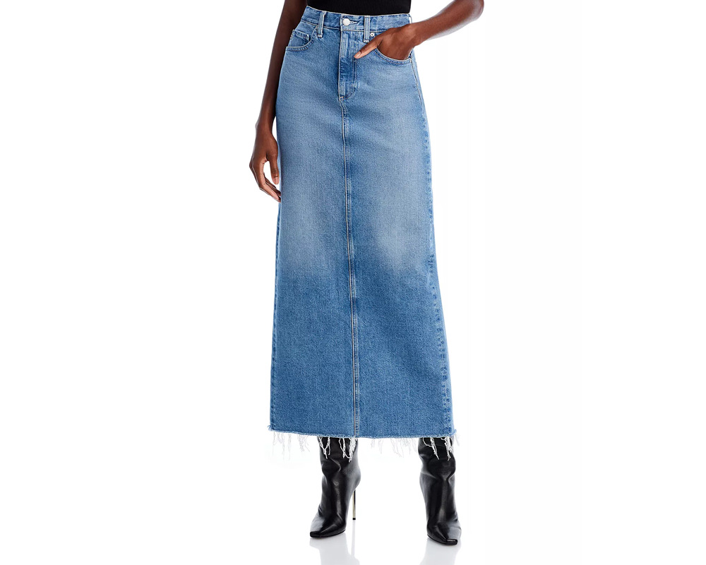 Denim Maxi Skirt