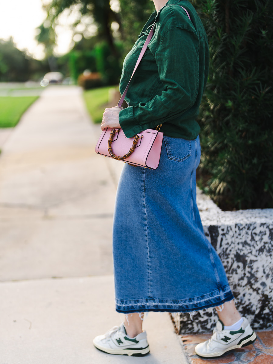 Gucci Pink Leather Small Shoulder Bag