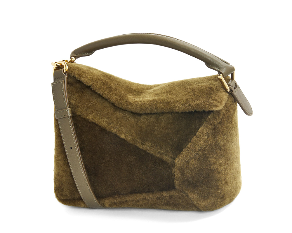 Loewe Shearling Puzzle Bag