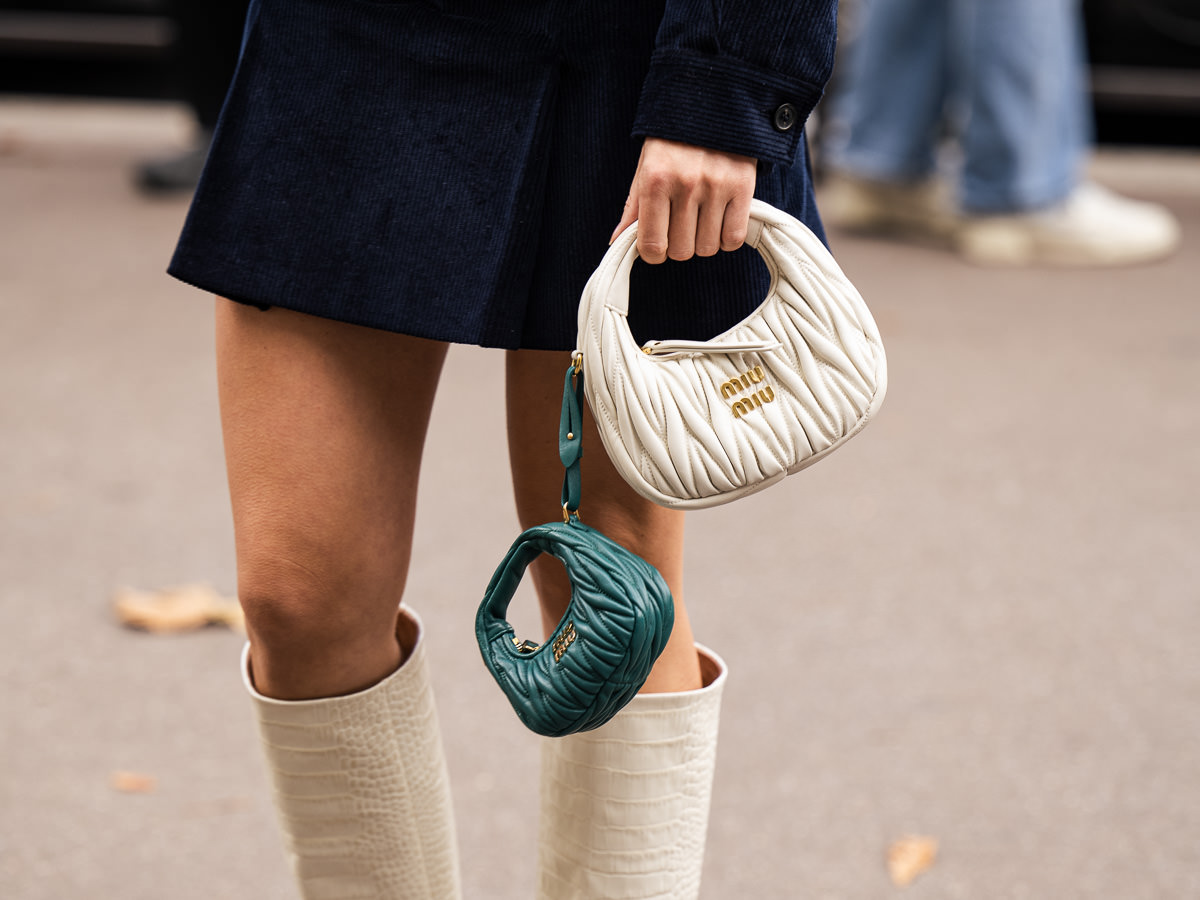 The Best Bags Seen Outside of the Miu Miu Spring 2024 Show on Day 9 -  PurseBlog