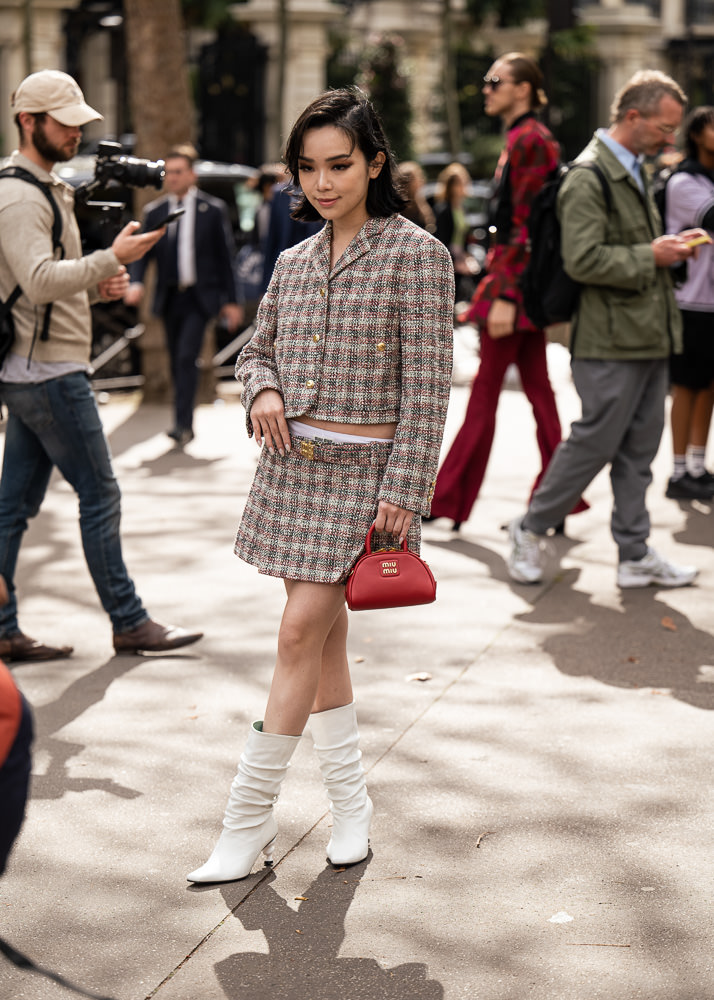 Miu Miu's Spring 2024 Models Carried Bags Stuffed With Stuff