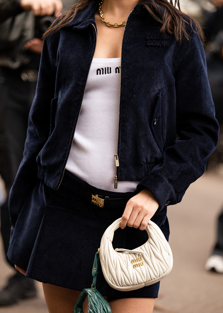 The Best Bags Seen Outside of the Miu Miu Spring 2024 Show on Day