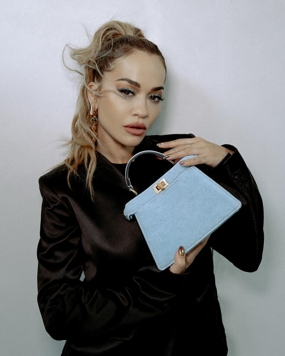 Rita Ora Fendi Buty Peekaboo