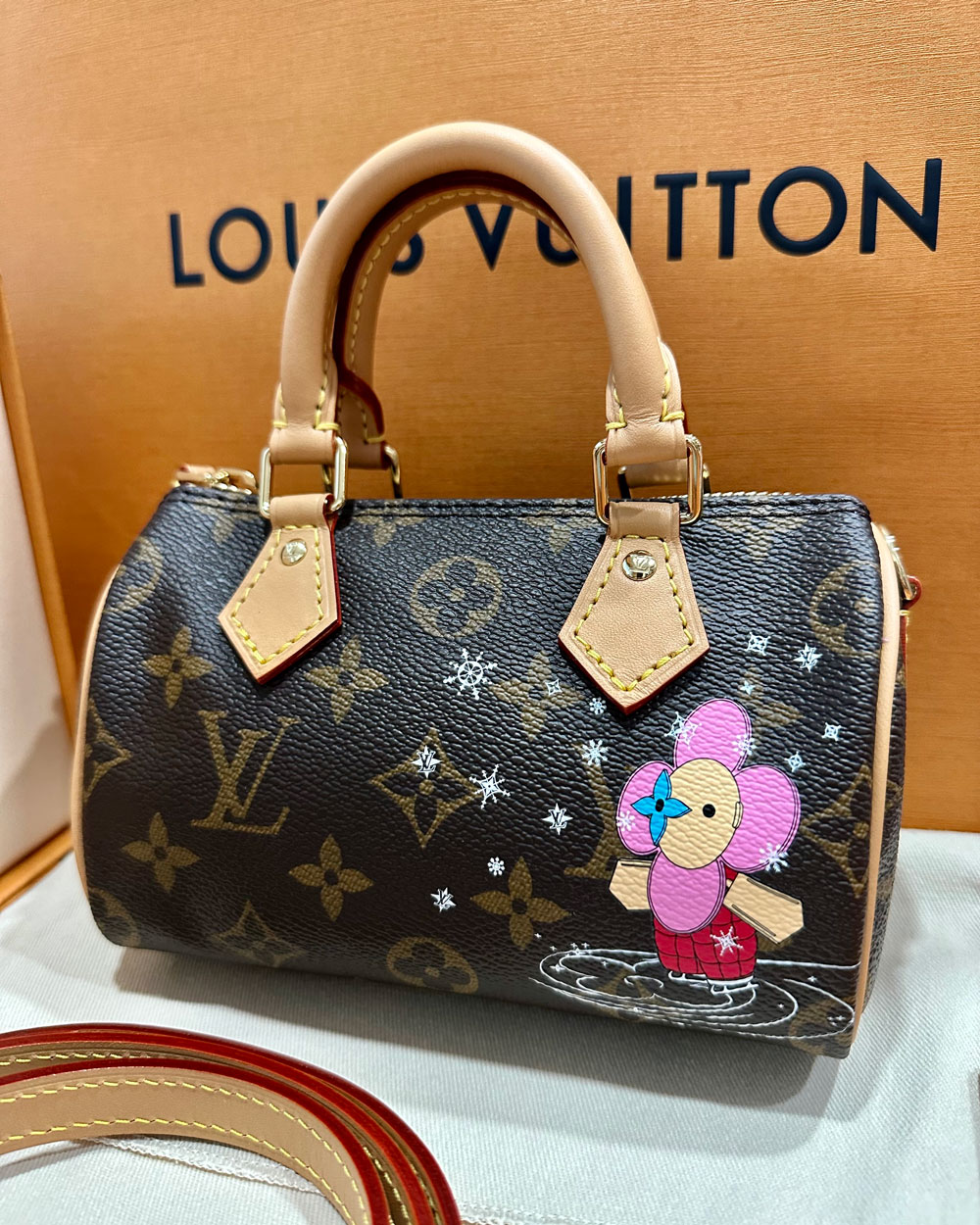 louis vuitton christmas animation nano speedy