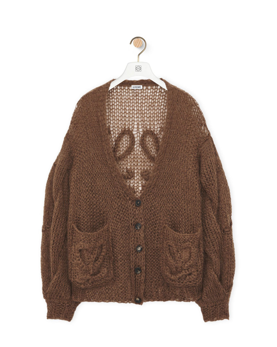 Anagram cardigan in mohair