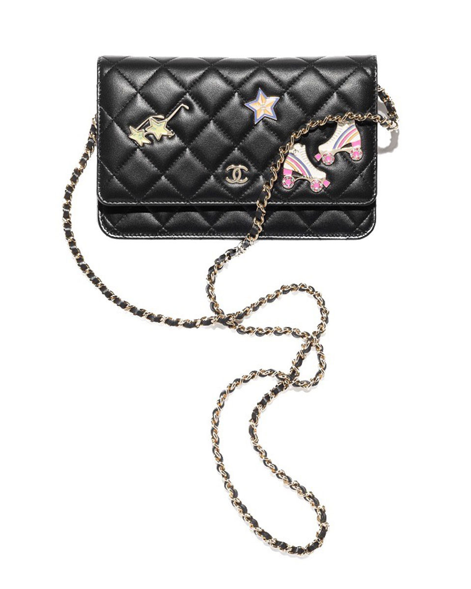 Chanel Chain Wallet Classic Wallet on Chain 2023 SS, Black