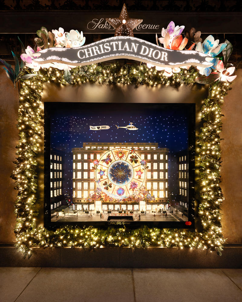 DIOR CAROUSEL OF DREAMS SAKS WINDOWS 2023