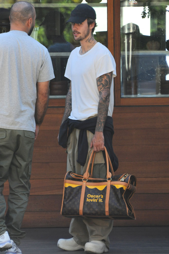 Justin Bieber Louis Vuitton LA
