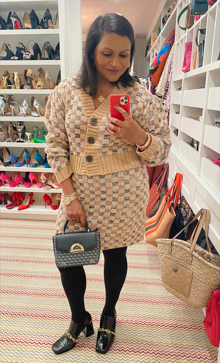 Mindy Kaling wearing Parade 19 Faure? Le Page