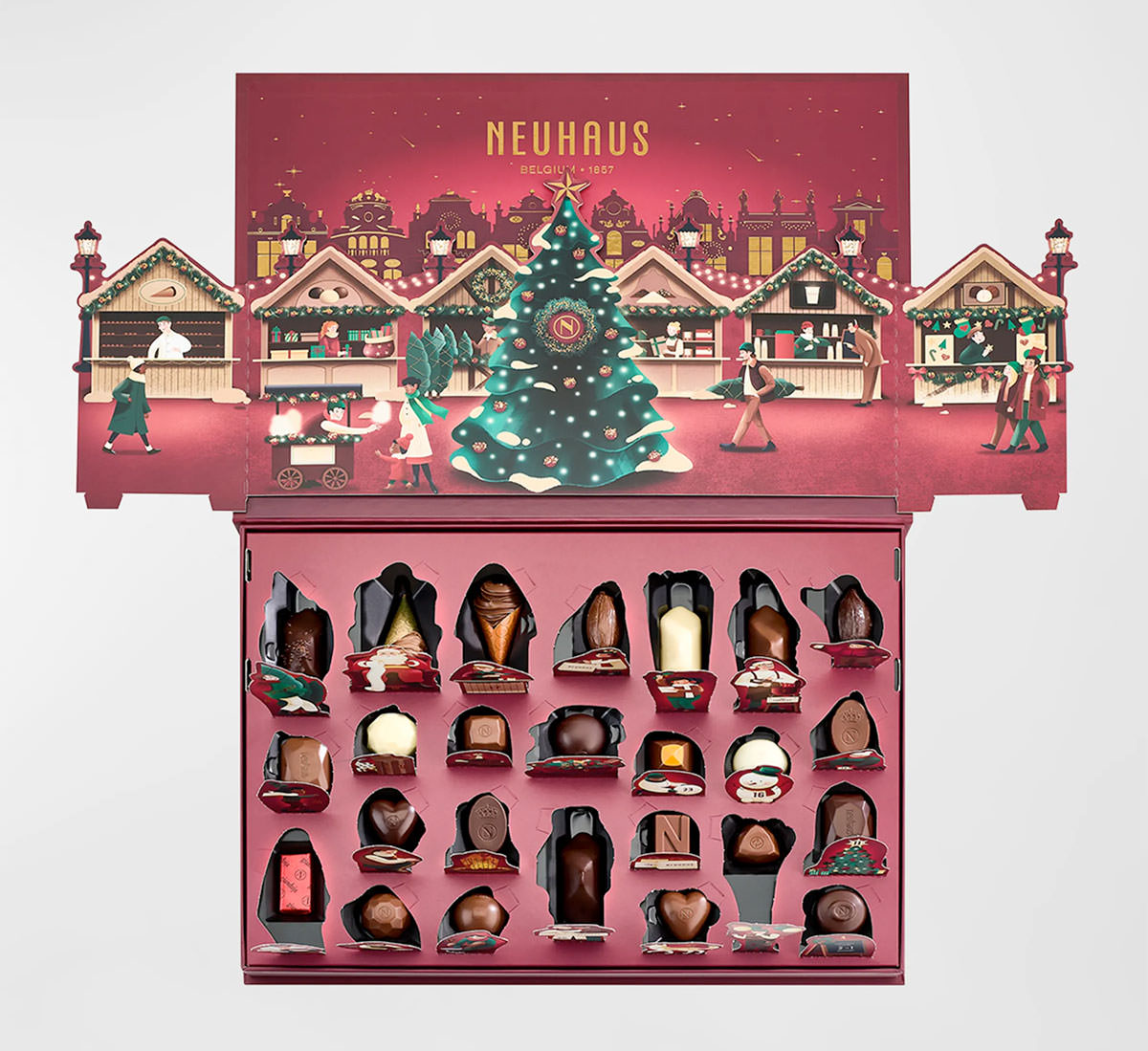 Neuhaus Chocolate 25 Piece Pop Up Advent Calendar