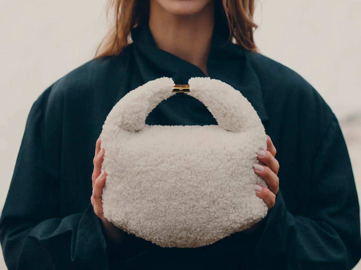 Polene Shearling Beri Bag