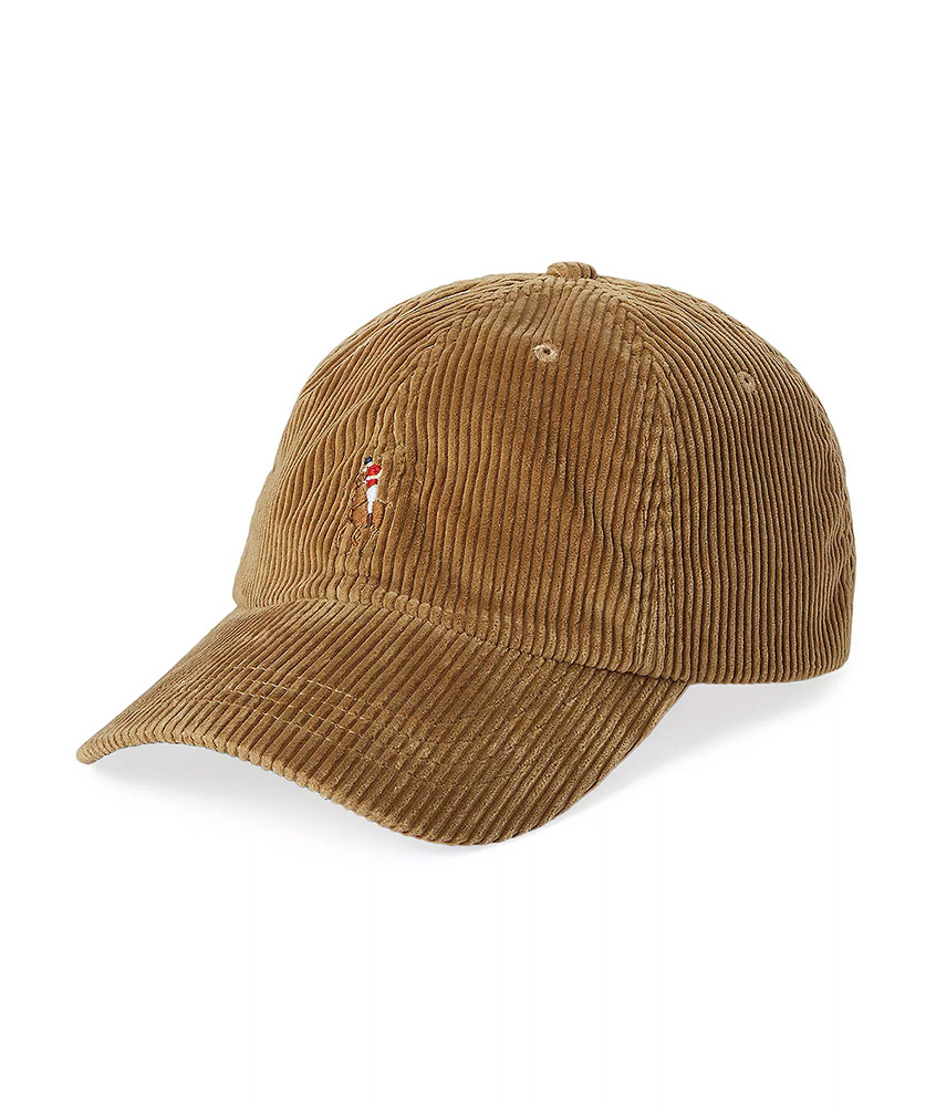 Polo Ralph Lauren Corduroy Ball Cap Tan