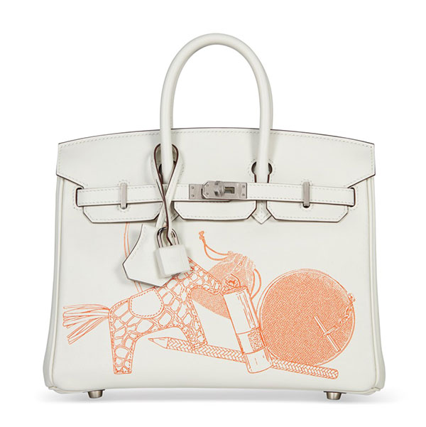 2023 NYR 22082 0042 000(a limited edition white swift leather and orange in amp out birkin 25050236)