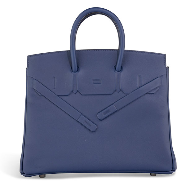 2023 NYR 22082 0091 000(a limited edition bleu saphir swift leather shadow birkin 25 hermes 20051201)