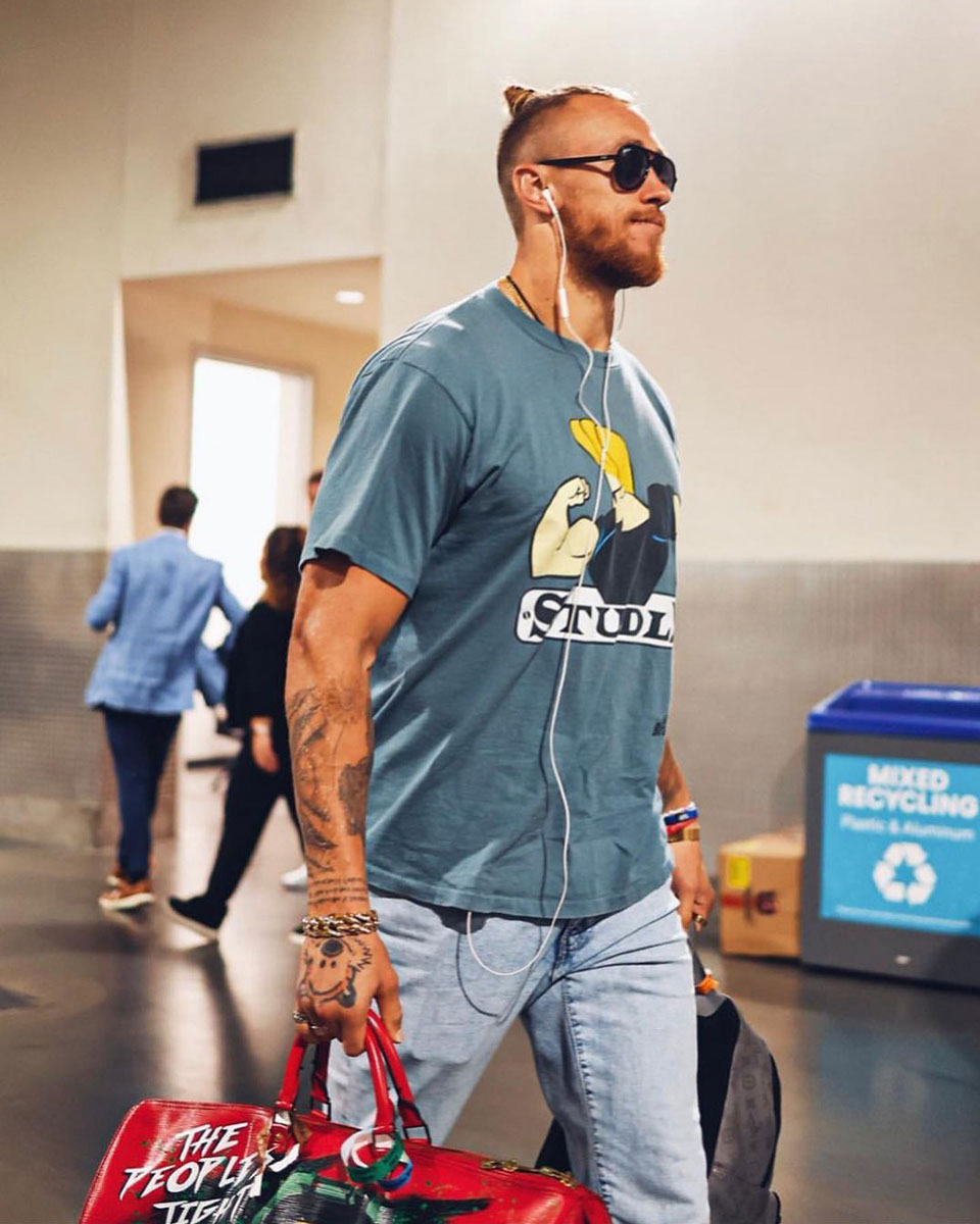 George Kittle Custom Louis Vuitton Duffle George Kittle Custom Louis Vuitton Duffle